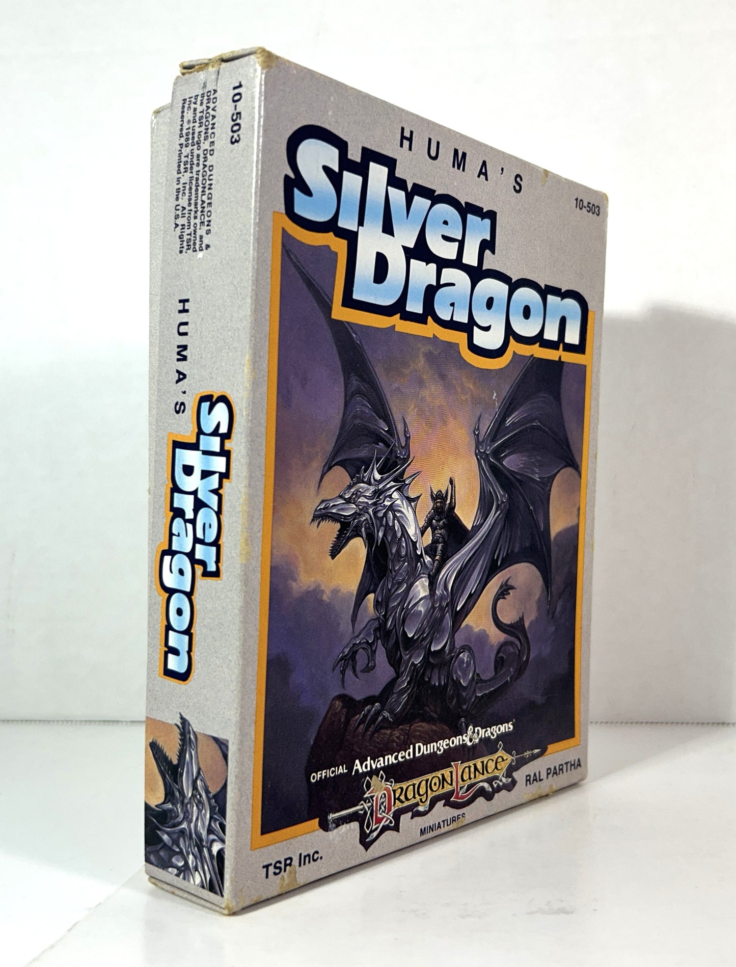 Official Advanced Dungeons & Dragons: Dragon Lance: Huma's Silver Dragon Miniatures