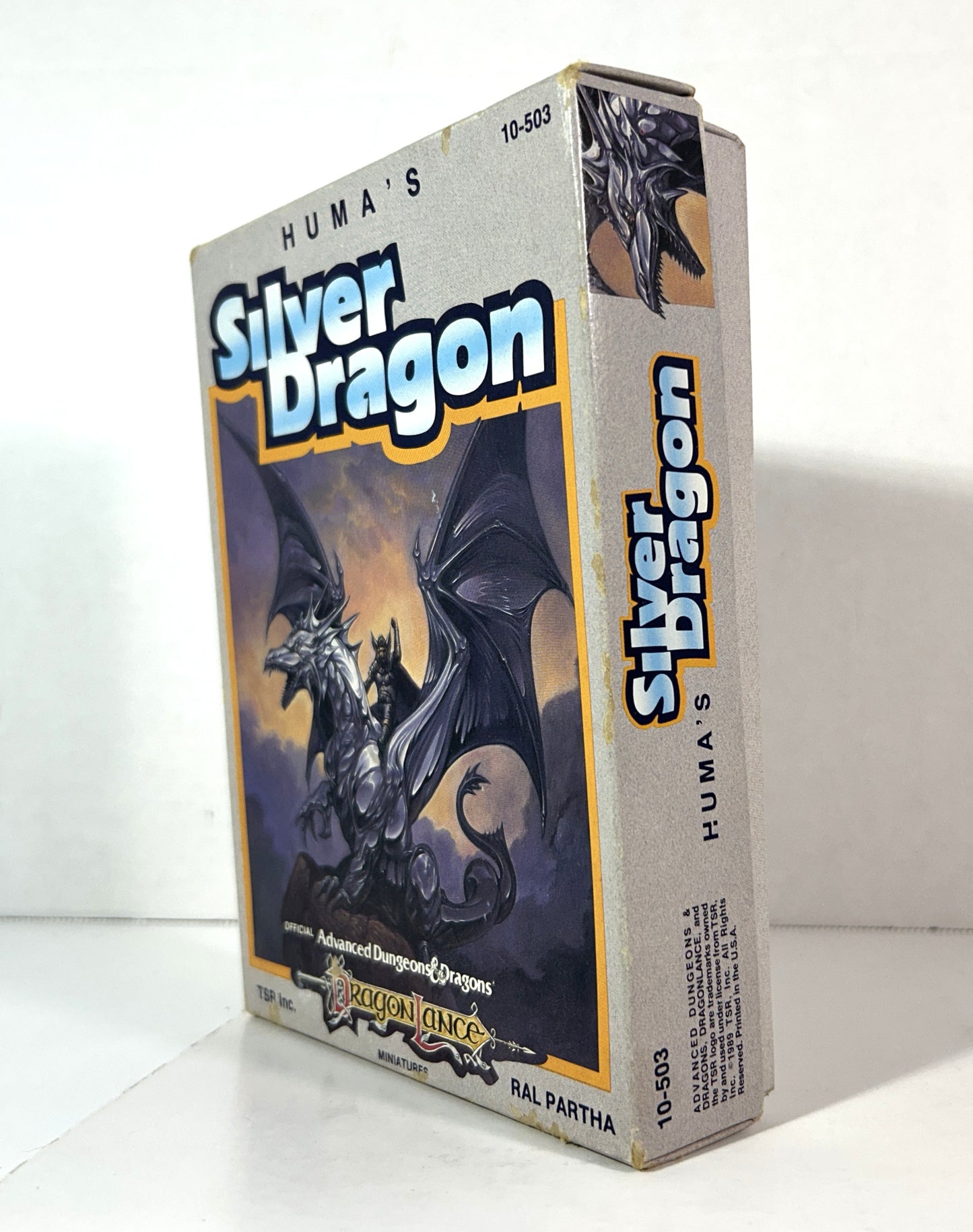 Official Advanced Dungeons & Dragons: Dragon Lance: Huma's Silver Dragon Miniatures