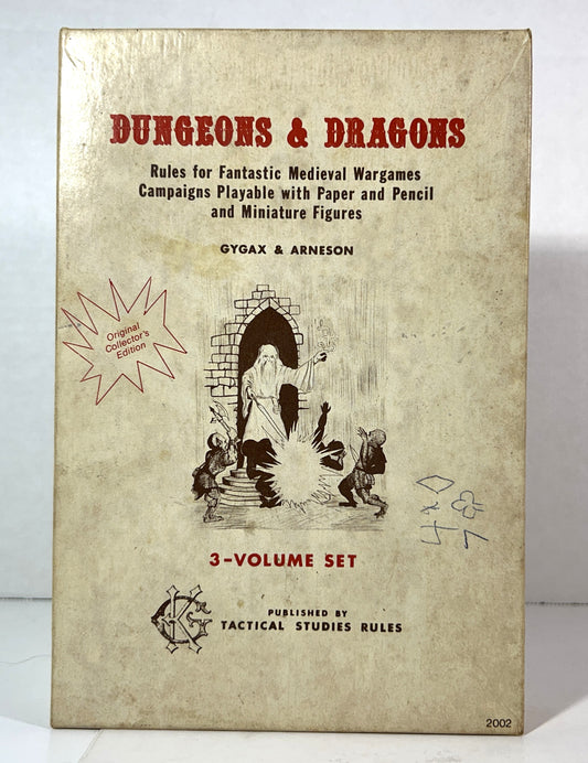 Dungeons & Dragons 3-Volume Set with Reference Sheet Original Collector's Edition