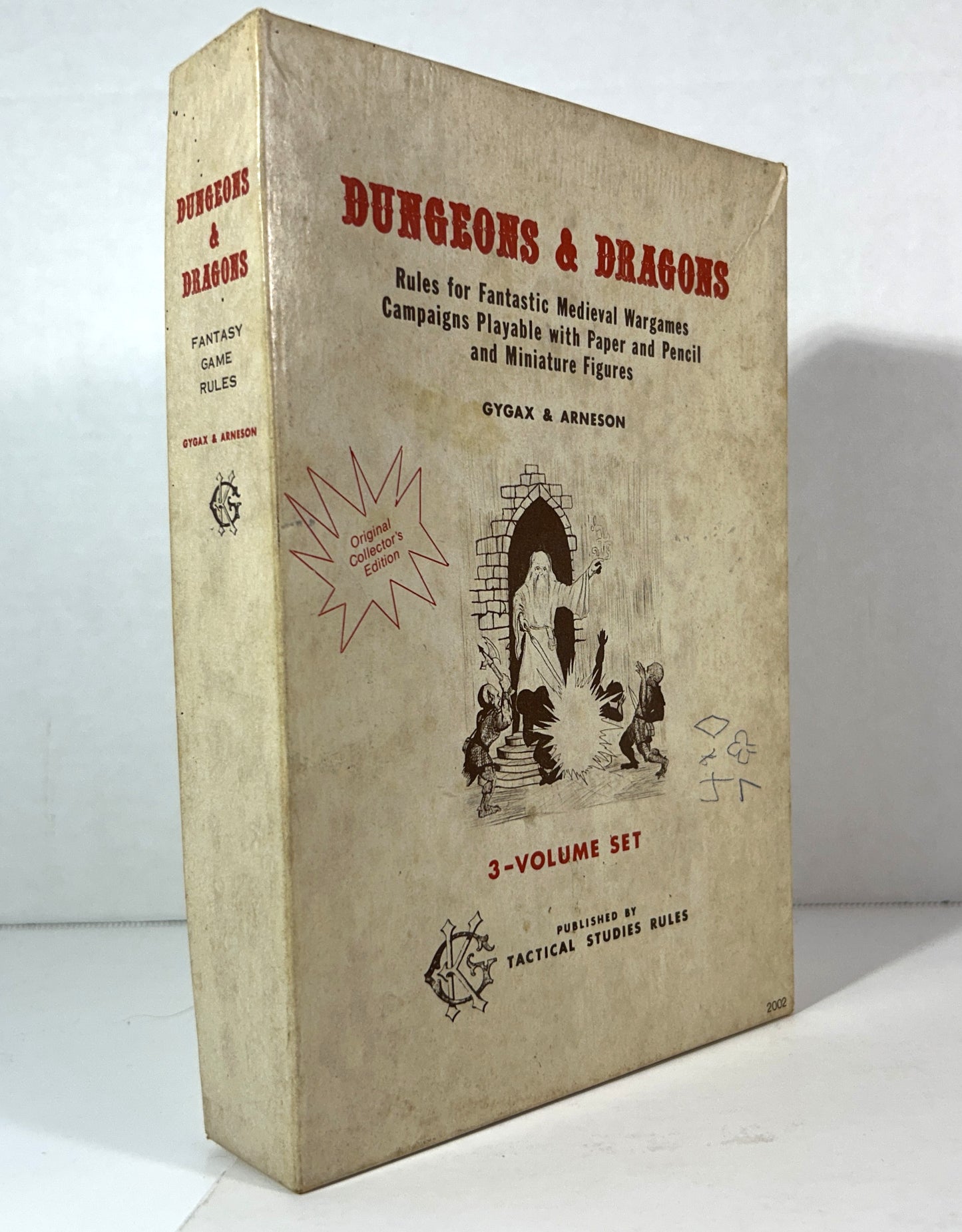 Dungeons & Dragons 3-Volume Set with Reference Sheet Original Collector's Edition