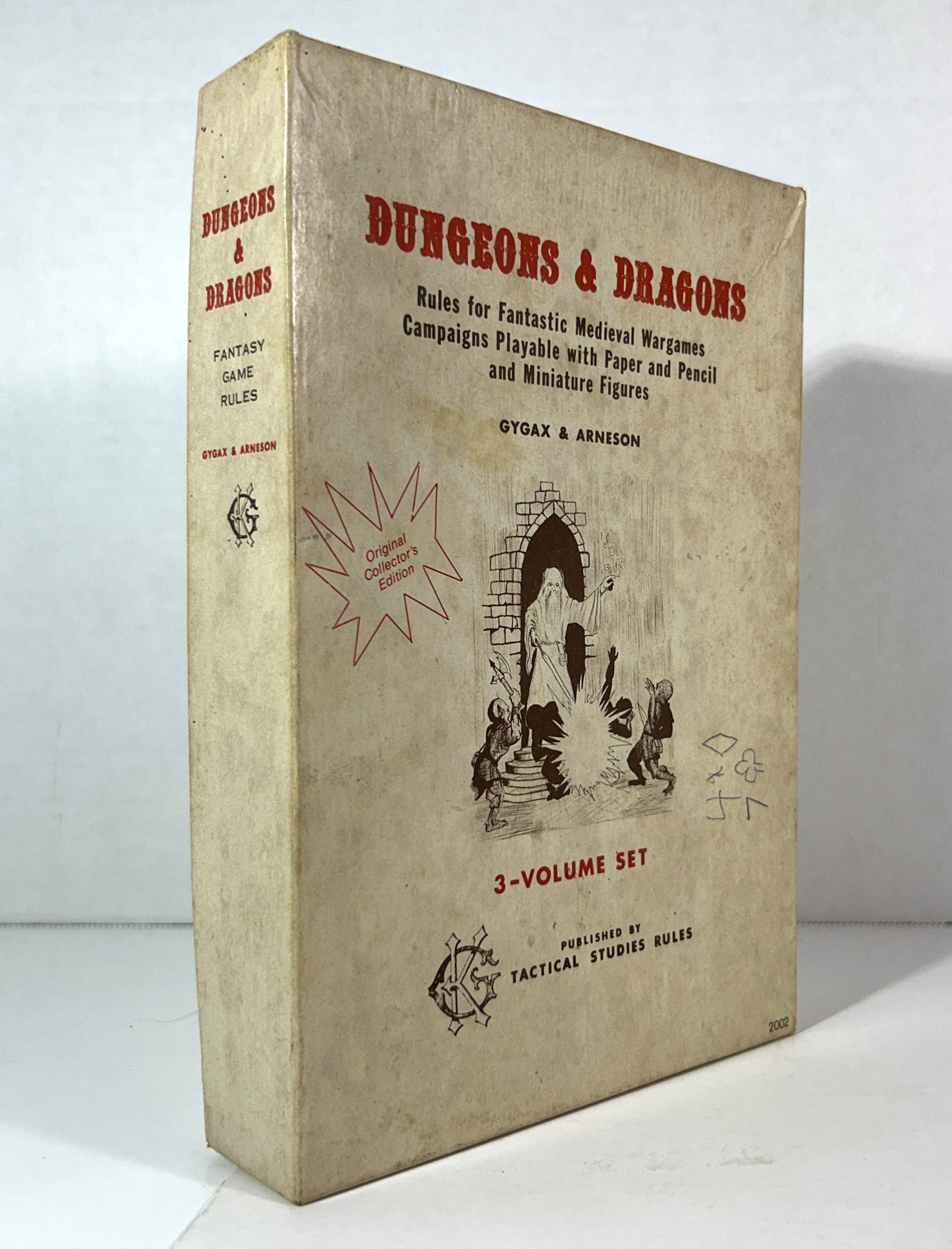 Dungeons & Dragons 3-Volume Set with Reference Sheet Original Collector's Edition