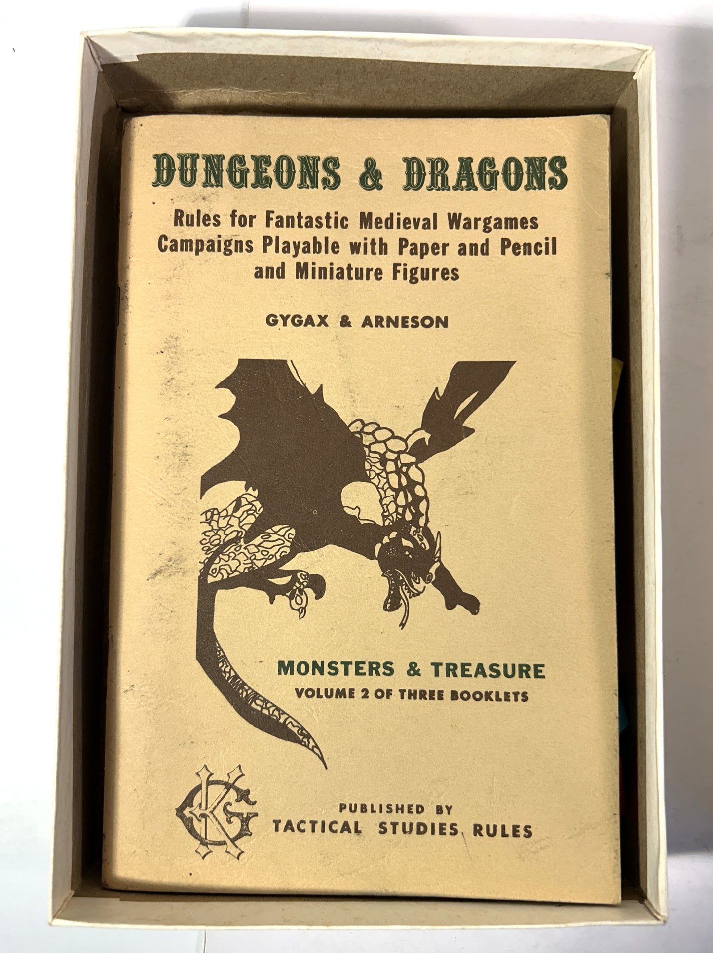 Dungeons & Dragons 3-Volume Set with Reference Sheet Original Collector's Edition