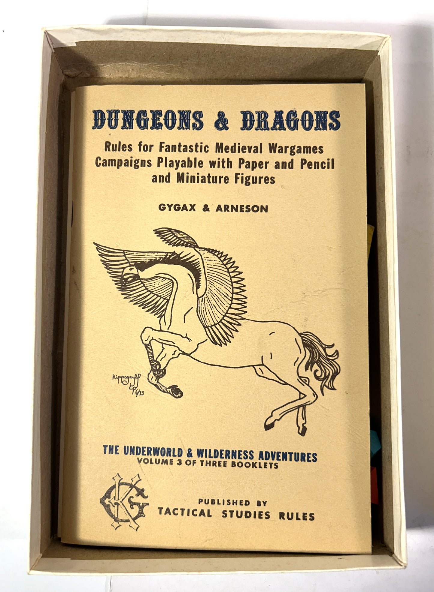 Dungeons & Dragons 3-Volume Set with Reference Sheet Original Collector's Edition
