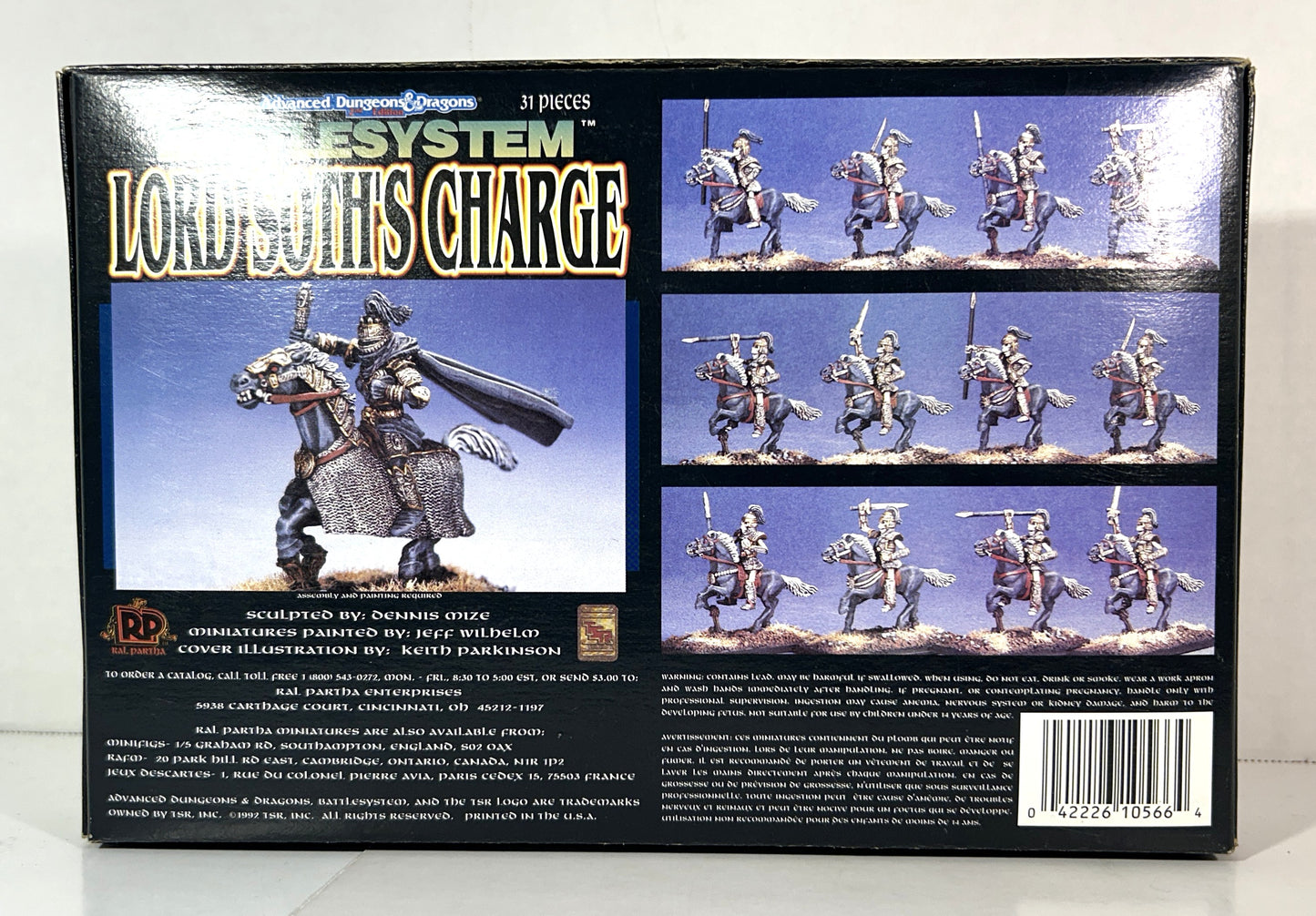 Advanced Dungeons & Dragons 2nd Edition: Lord Soth's Charge 31 Pieces