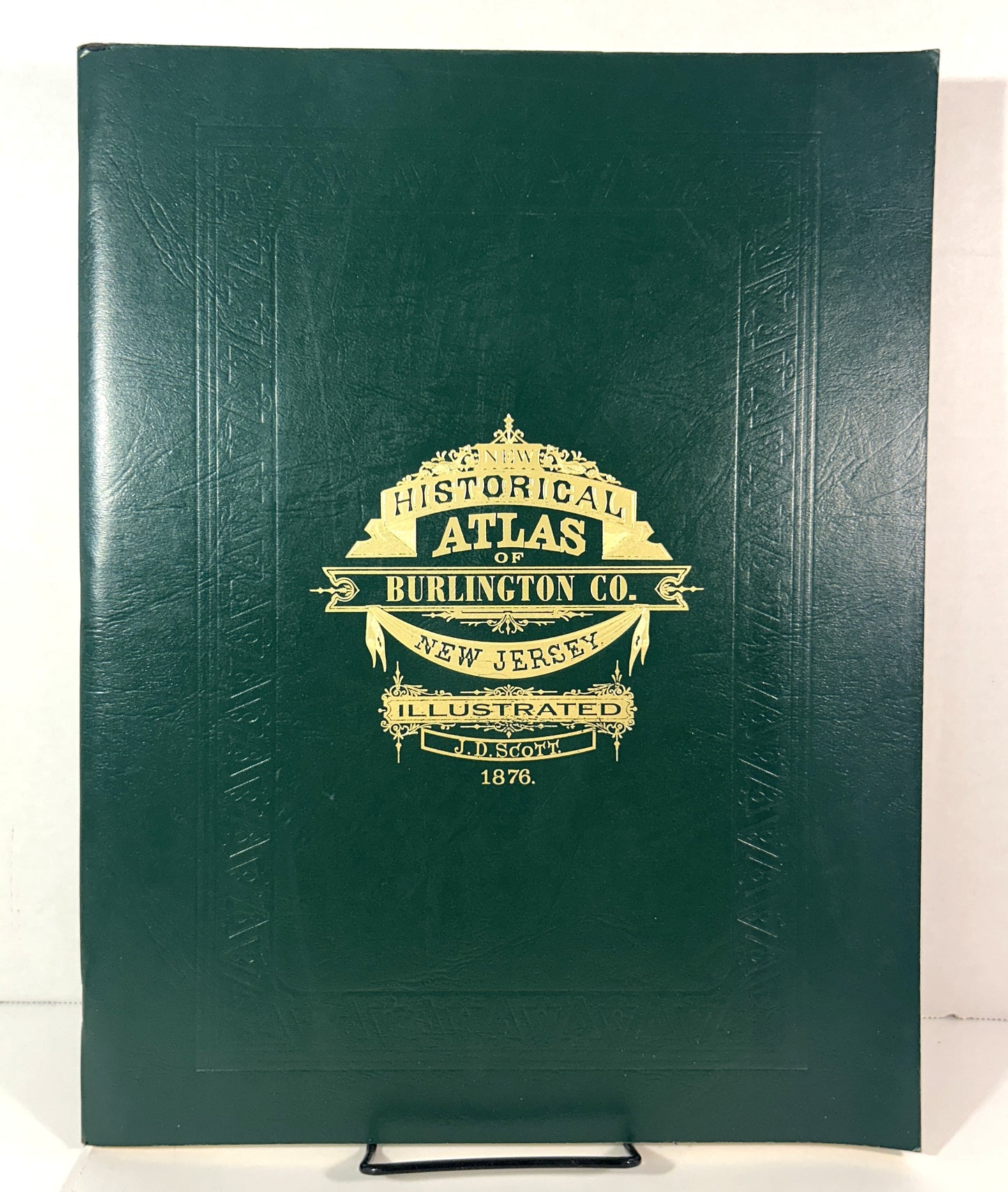 New Historical Atlas of Burlington County New Jersey Illustrated by JD Scott 1876 2002 Facsimile Ed