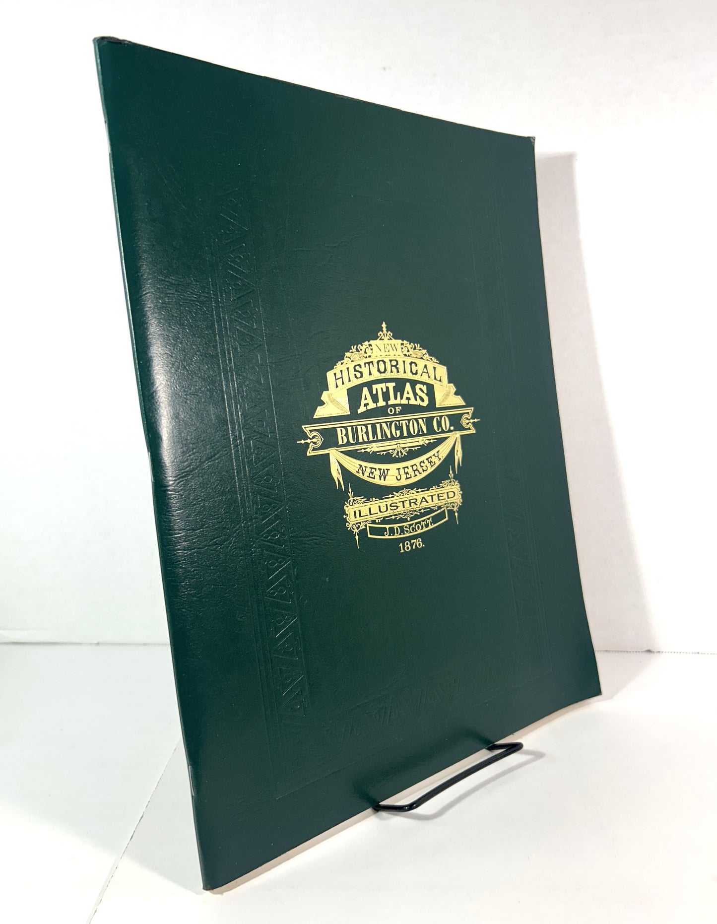 New Historical Atlas of Burlington County New Jersey Illustrated by JD Scott 1876 2002 Facsimile Ed