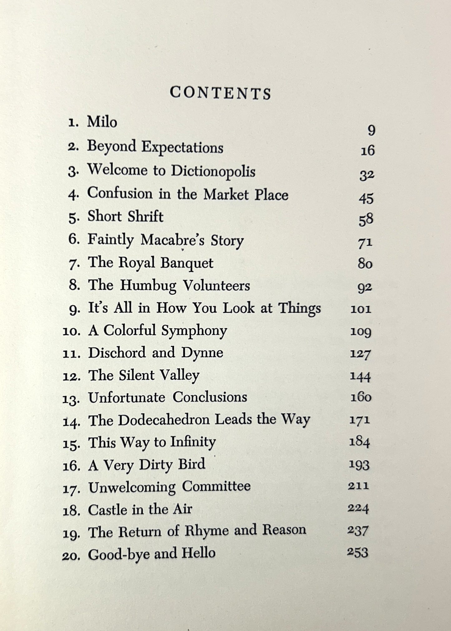 The Phantom Tollbooth by Norton Just illus by Jules Feiffer 1961 1st Edition 1st Printing