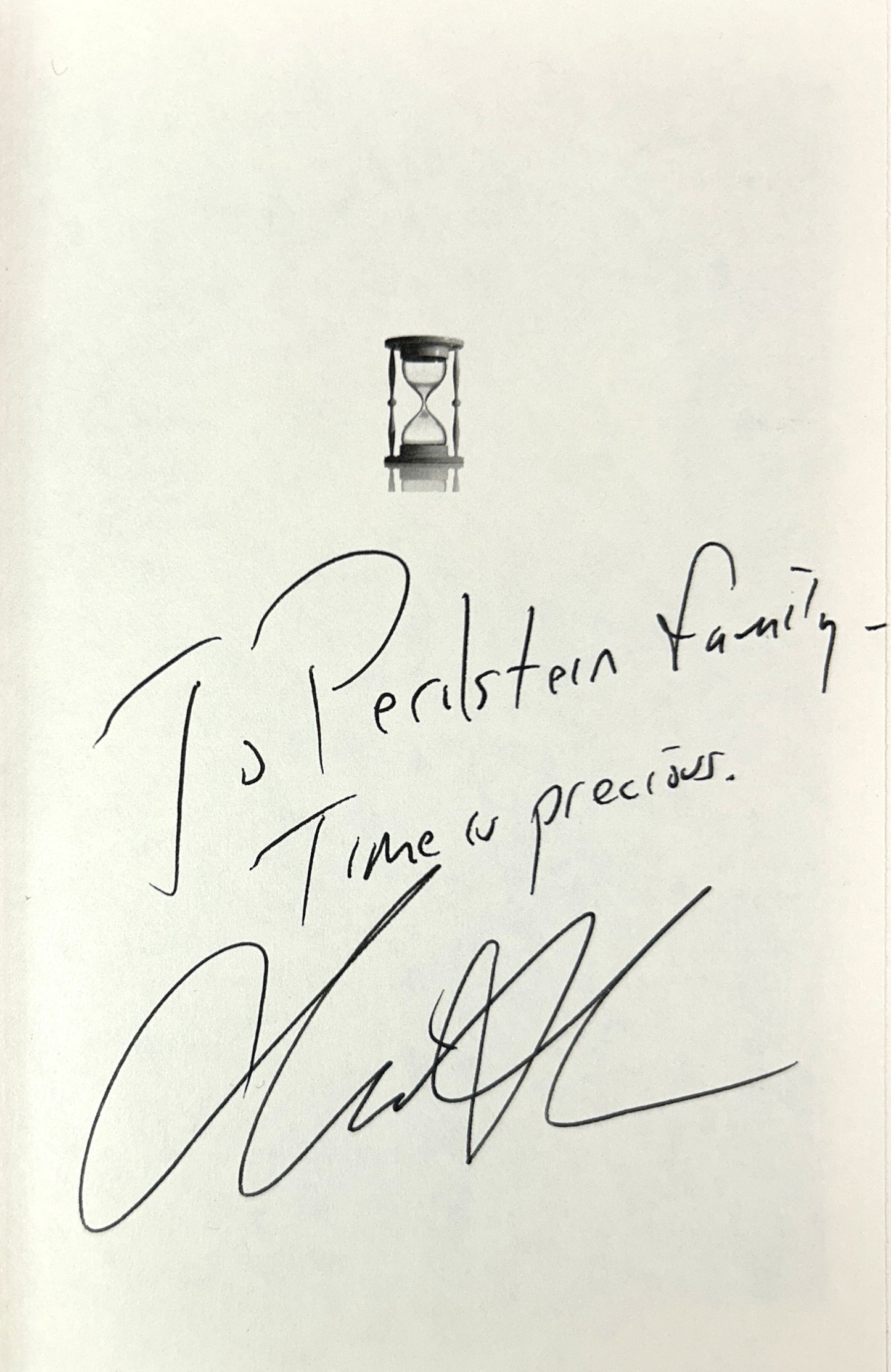 The Time Keeper by Mitch Albom 2012 SIGNED + INSCRIBED 1st Edition