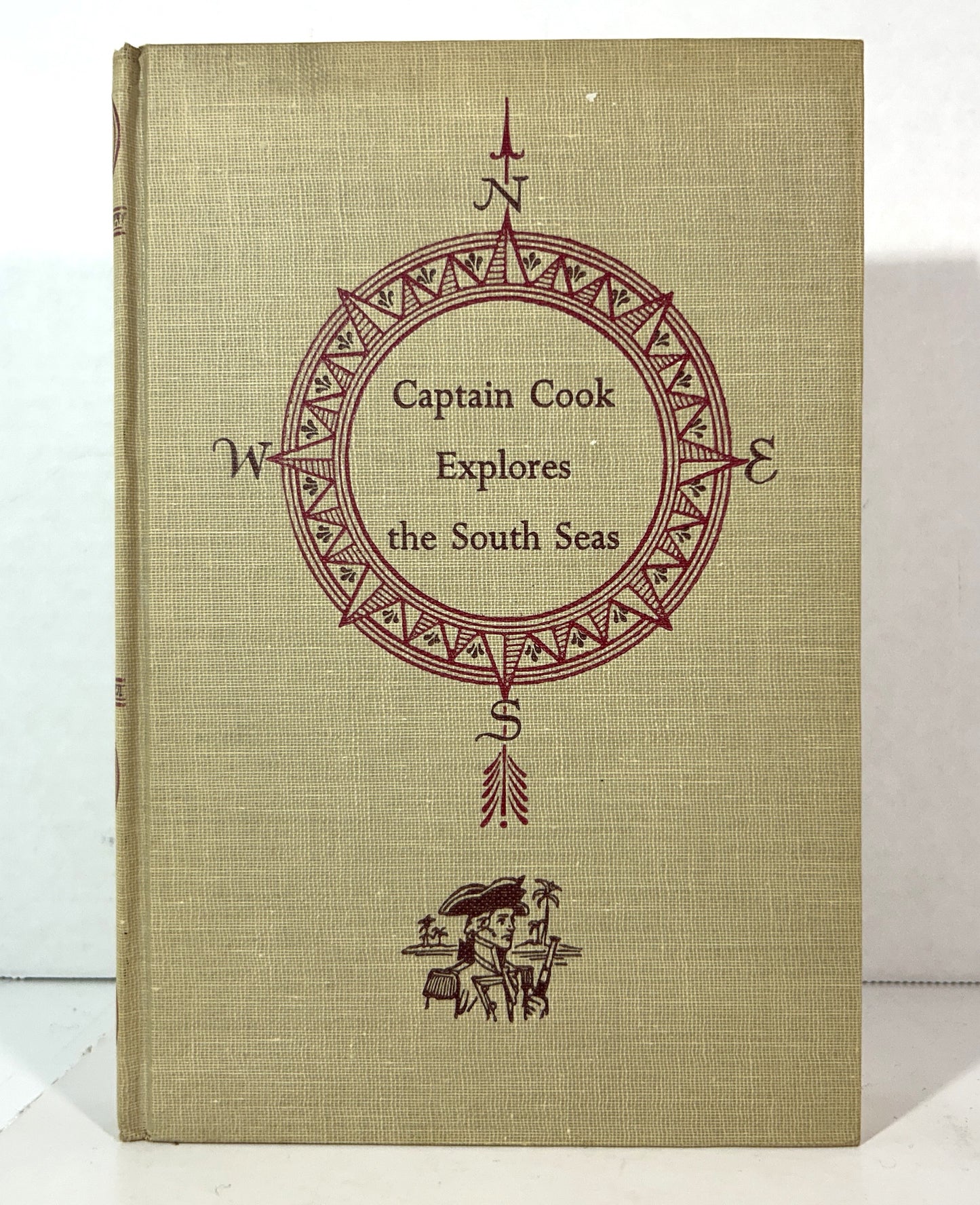Landmark #19: Captain Cook Explores the South Seas by Armstrong Sperry 1955 2nd Print w/ SIGNED Author's Letter