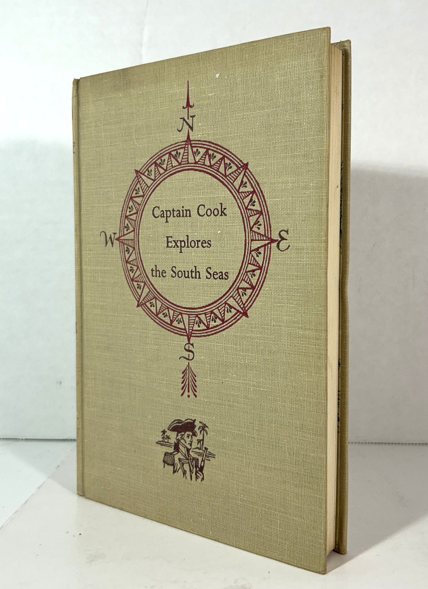 Landmark #19: Captain Cook Explores the South Seas by Armstrong Sperry 1955 2nd Print w/ SIGNED Author's Letter