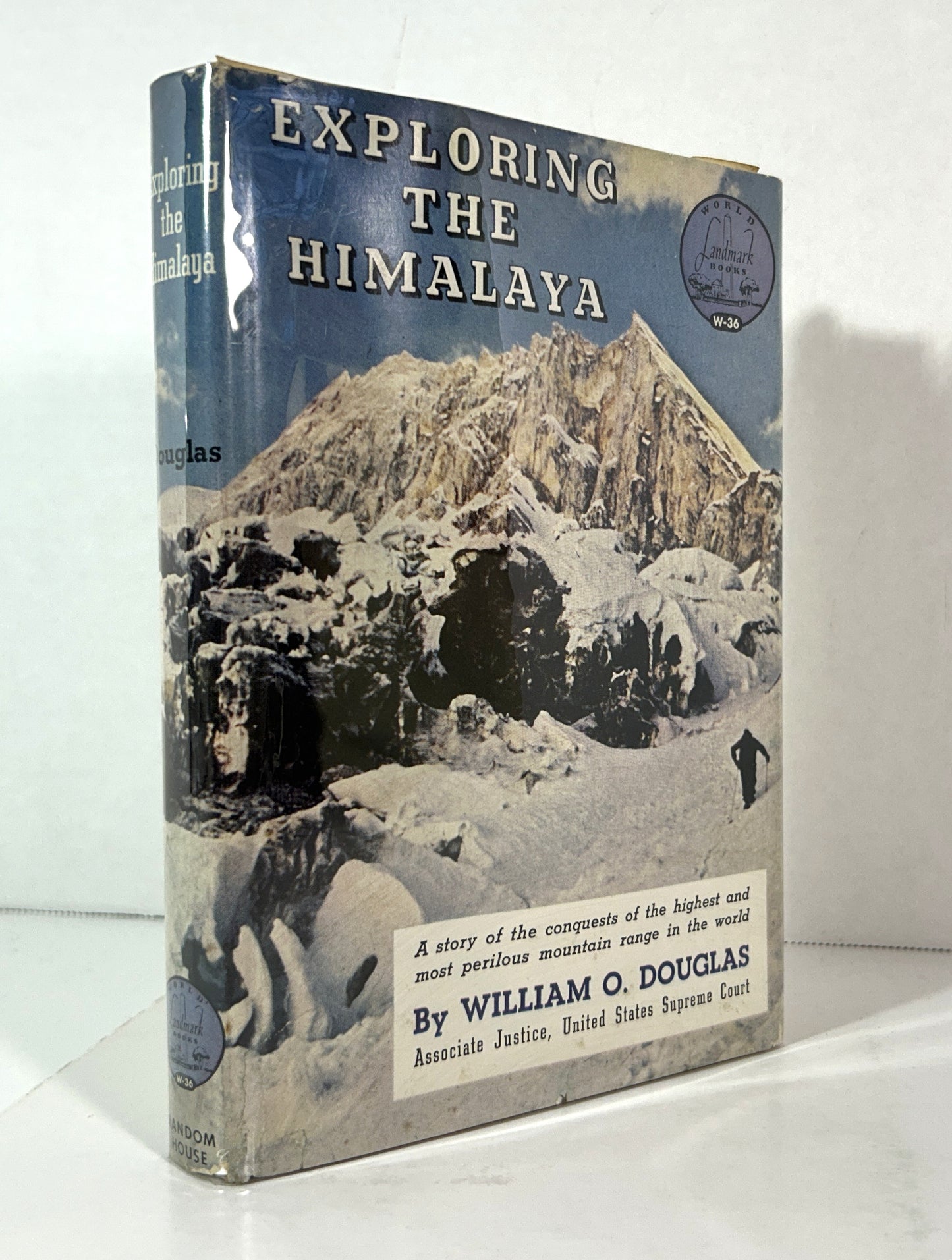Landmark W-36: Exploring the Himalaya by William O. Douglas 1958 1st Printing w/ SIGNED Author's Letter