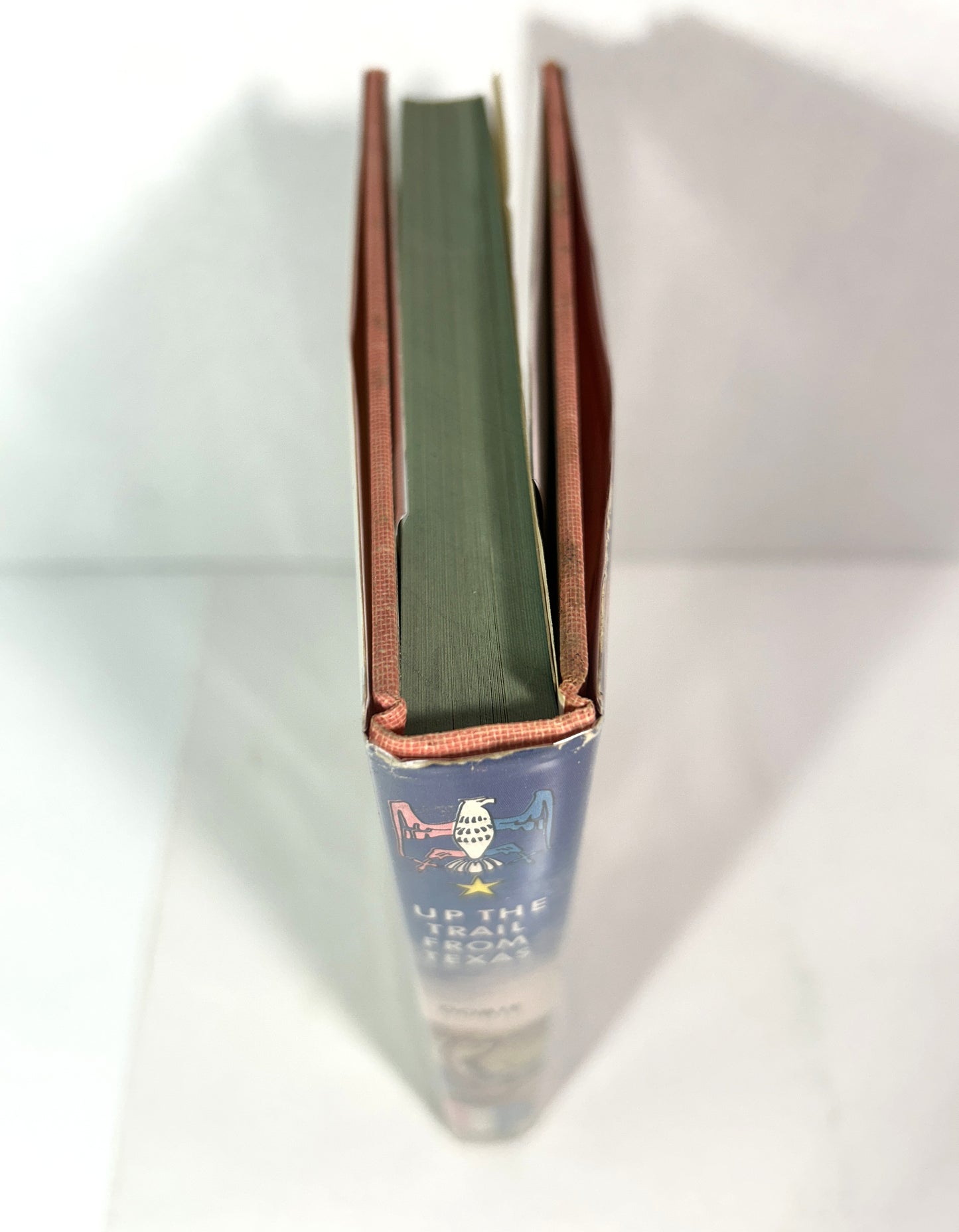 Landmark #60: Up the Trail from Texas by J. Frank Dobie 1955 4th Printing w/ SIGNED Author's Letter