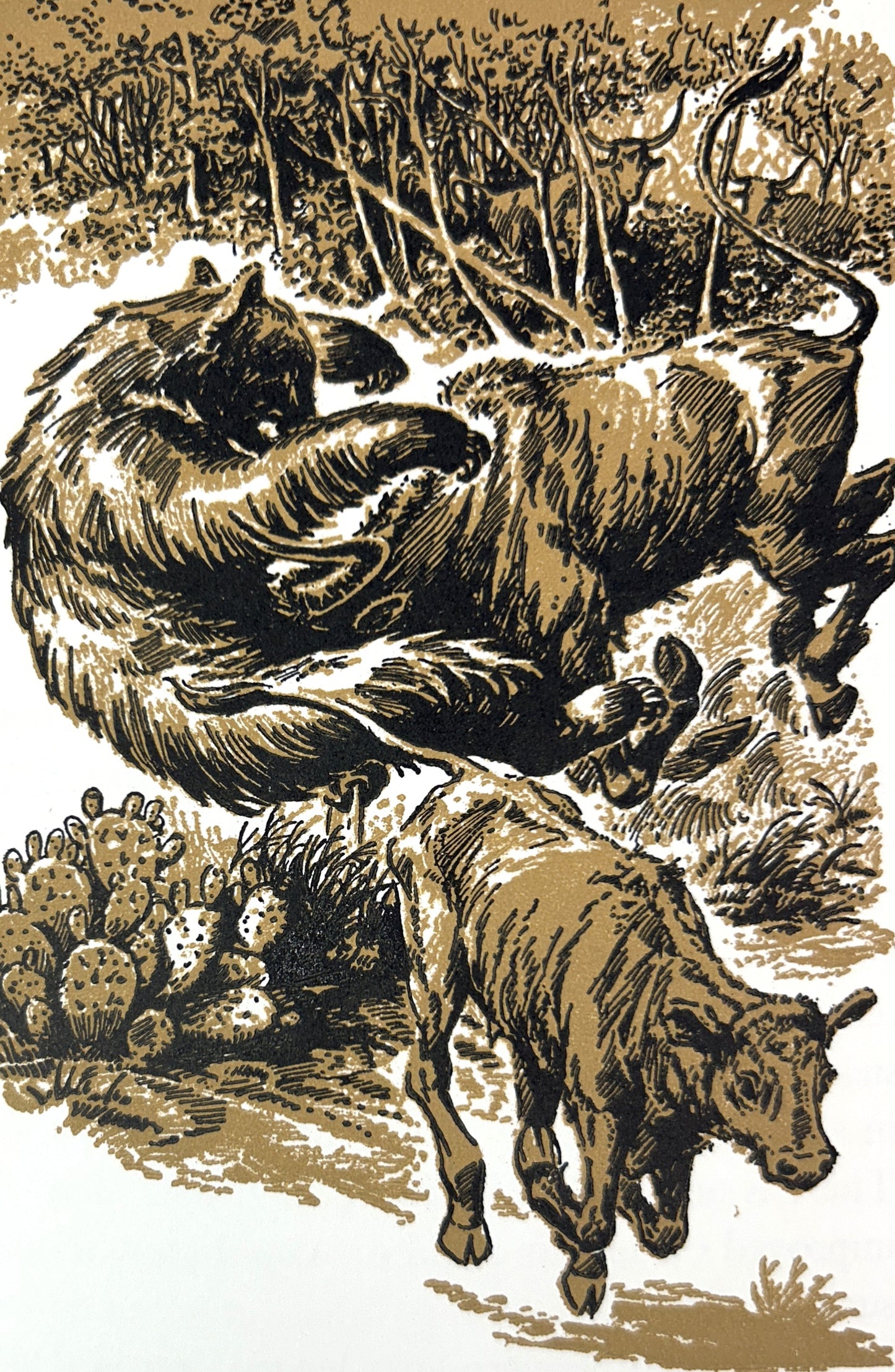 Landmark #60: Up the Trail from Texas by J. Frank Dobie 1955 4th Printing w/ SIGNED Author's Letter