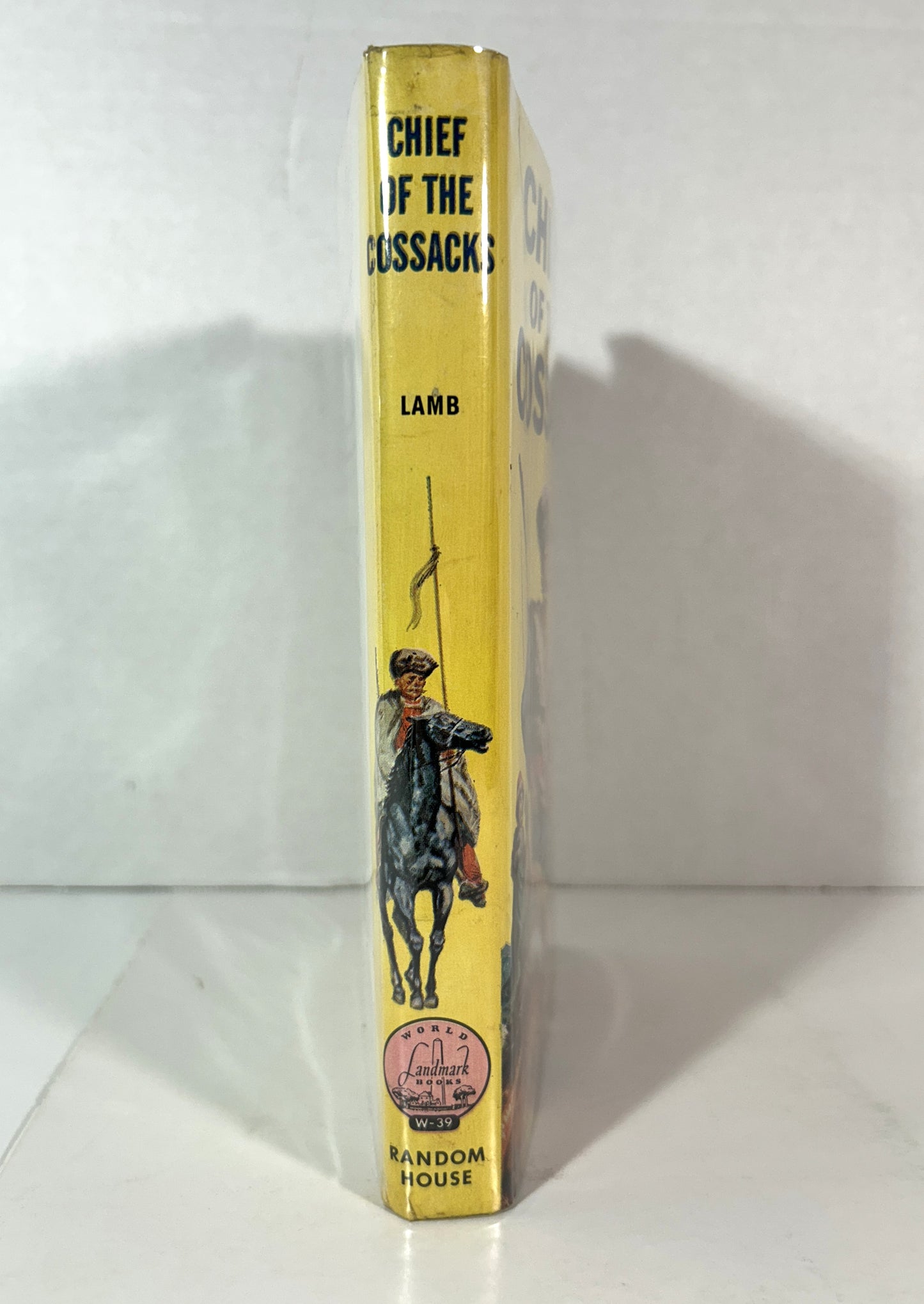Landmark #W-39: Chief of the Cossacks by Harold Lamb 1959 1st Printing w/ SIGNED Author's Letter