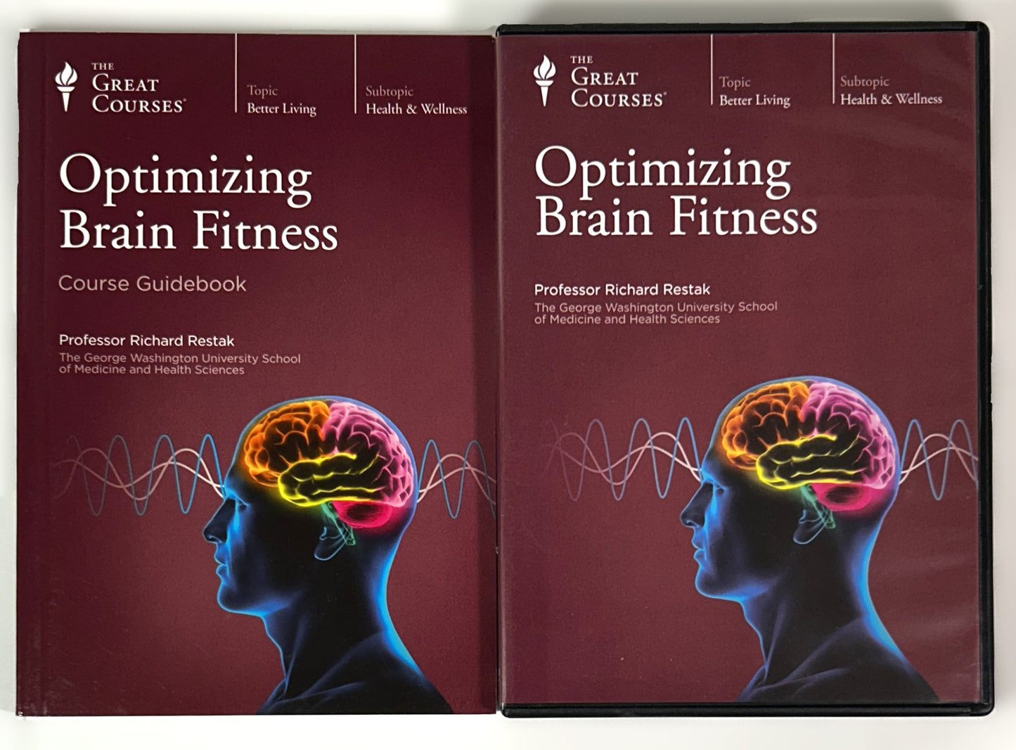 Great Courses: Optimizing Brain Fitness Course Book & 2 DVDs