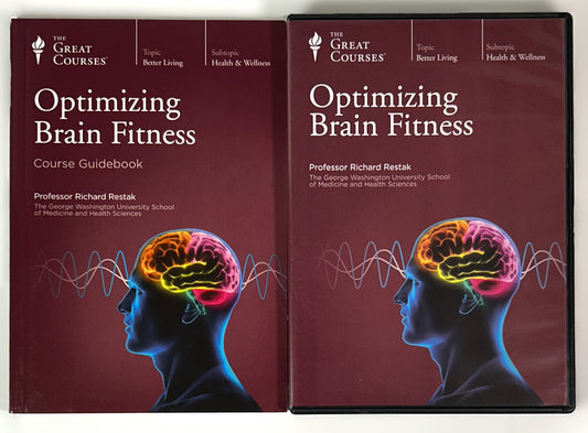 Great Courses: Optimizing Brain Fitness Course Book & 2 DVDs