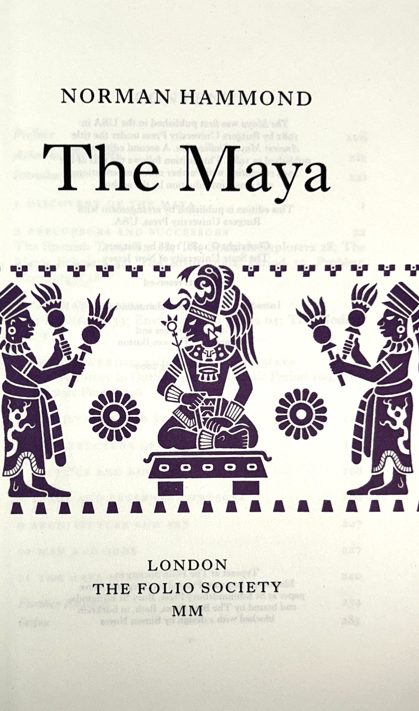 Folio Society: The Maya by Norman Hammond 2006