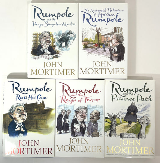 Lot of 5 Rumpole by John Mortimer 2001-2007 Hardcovers SIGNED