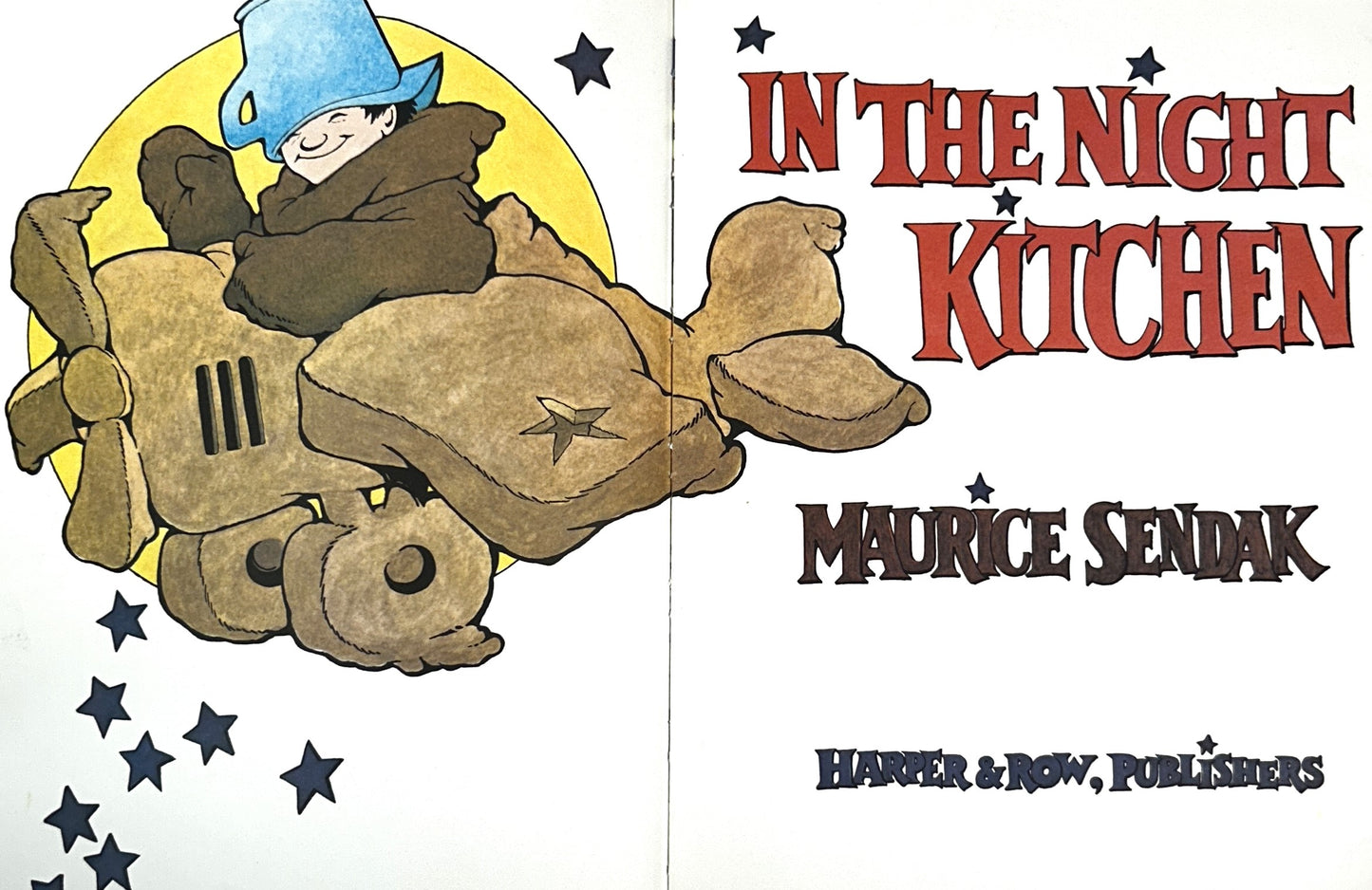 In the Night Kitchen by Maurice Sendak SIGNED 1970 Vintage Hardcover