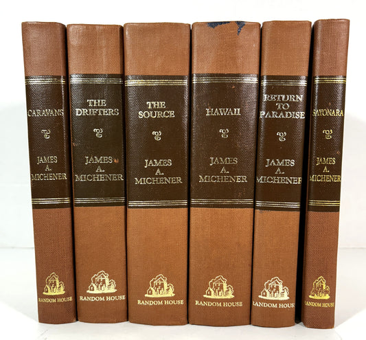 Lot of 6 James Michener Novels 1951-1971