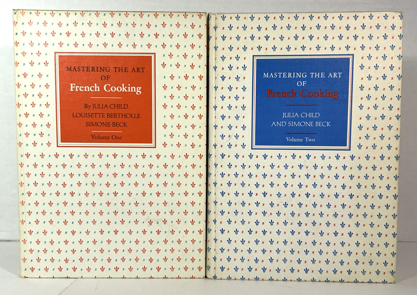 Set of 2 Mastering the Art of French Cooking by Julia Child 1970-1973 1st/2nd Editions