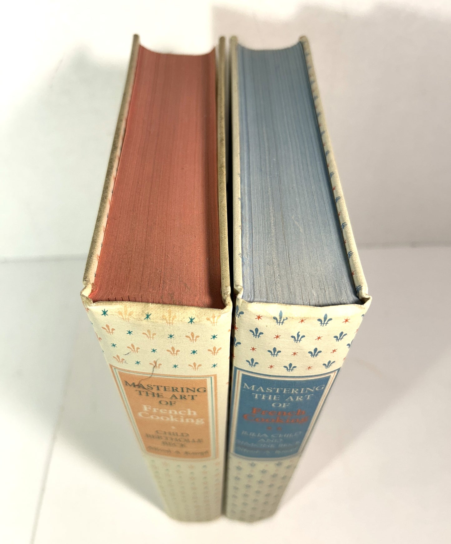 Set of 2 Mastering the Art of French Cooking by Julia Child 1970-1973 1st/2nd Editions