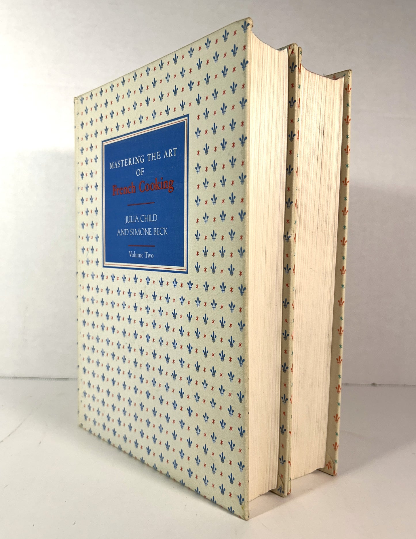 Set of 2 Mastering the Art of French Cooking by Julia Child 1970-1973 1st/2nd Editions