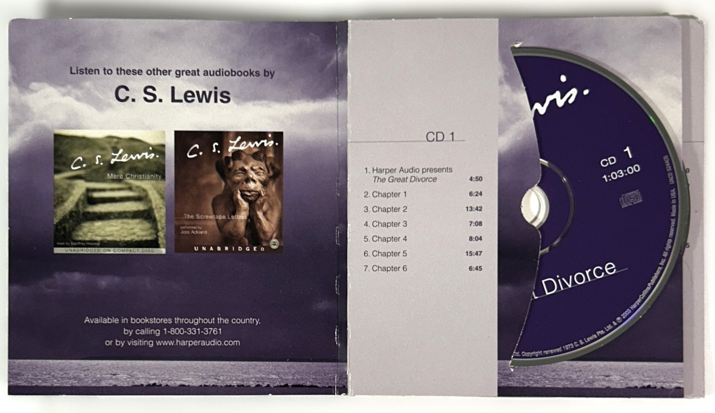 C.S. Lewis 4 Audiobook Set on CD