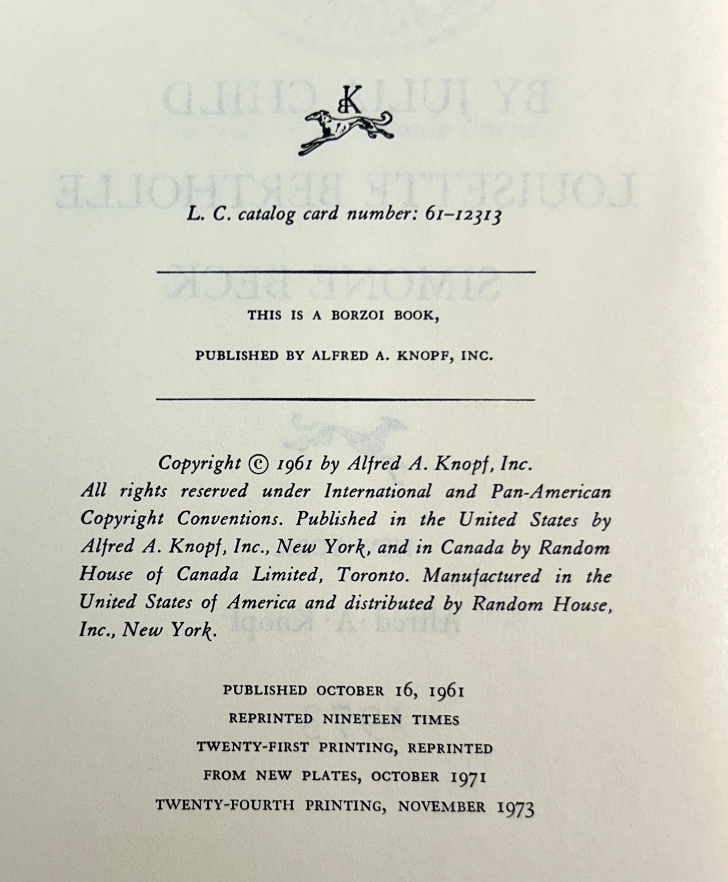 Set of 2 Mastering the Art of French Cooking by Julia Child 1970-1973 1st/2nd Editions