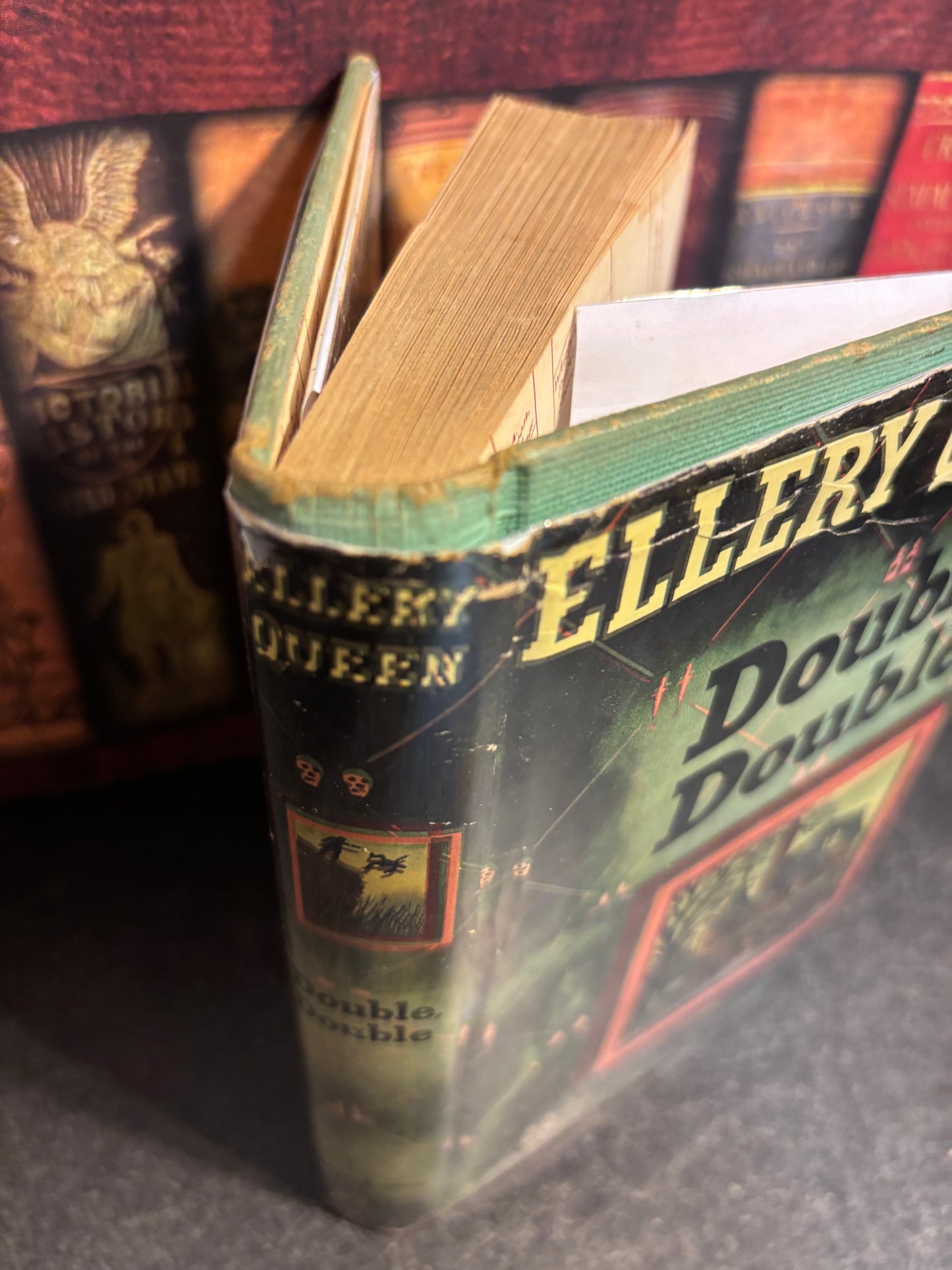 Double Double by Ellery Queen 1950 1st Edition Hardcover