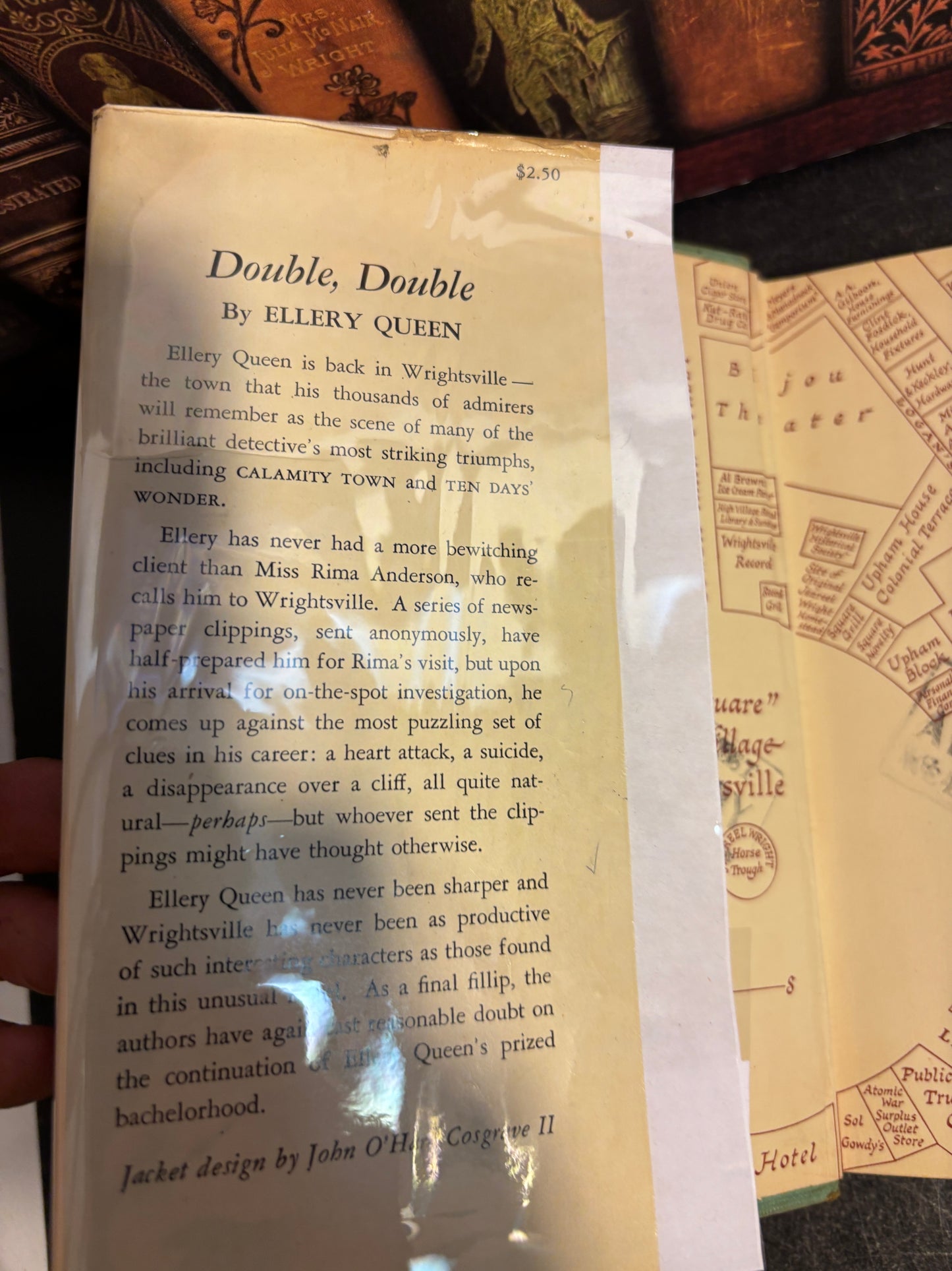 Double Double by Ellery Queen 1950 1st Edition Hardcover