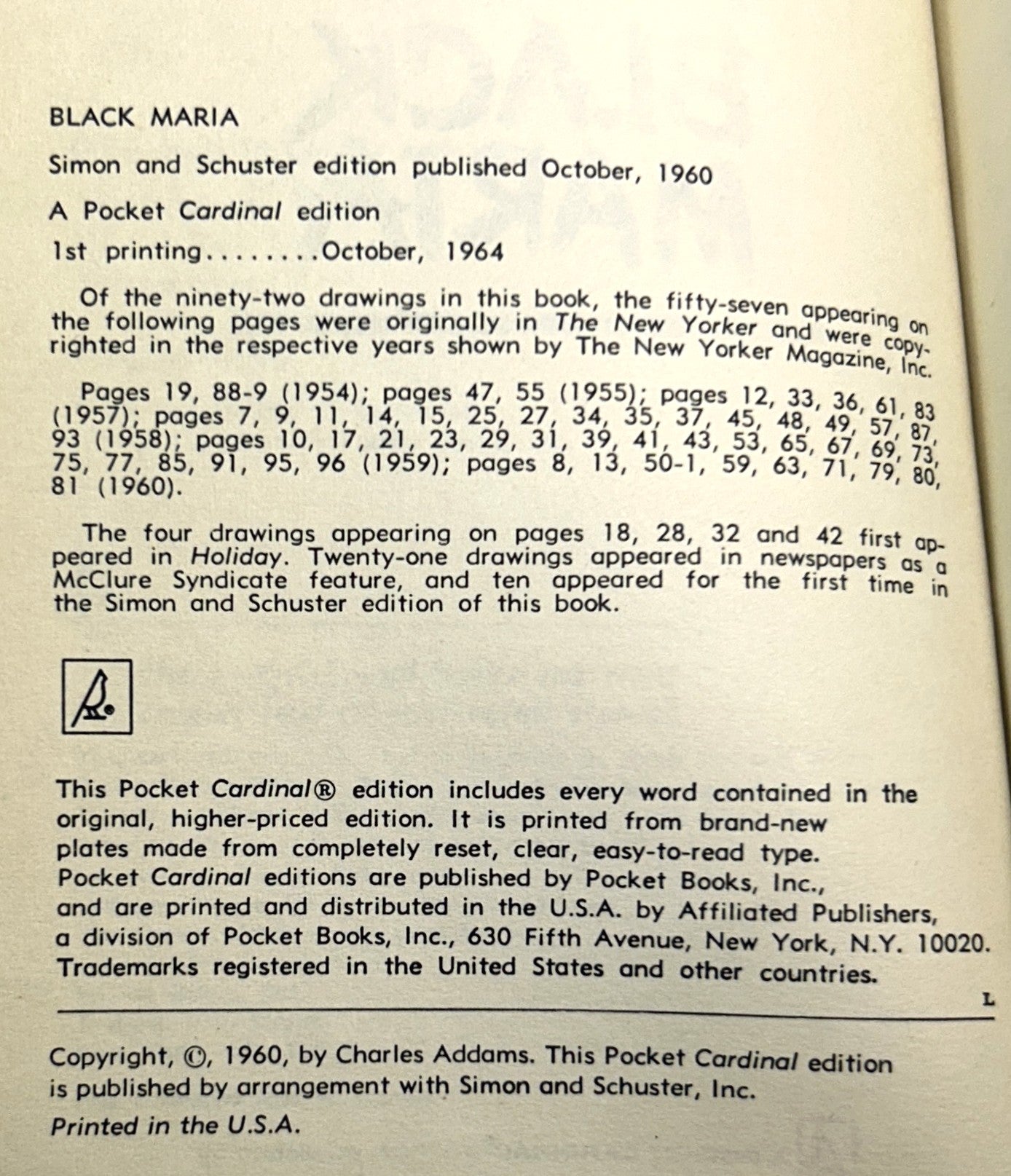 Black Maria + Dear Dead Days by Chaos Adams 1959-1964