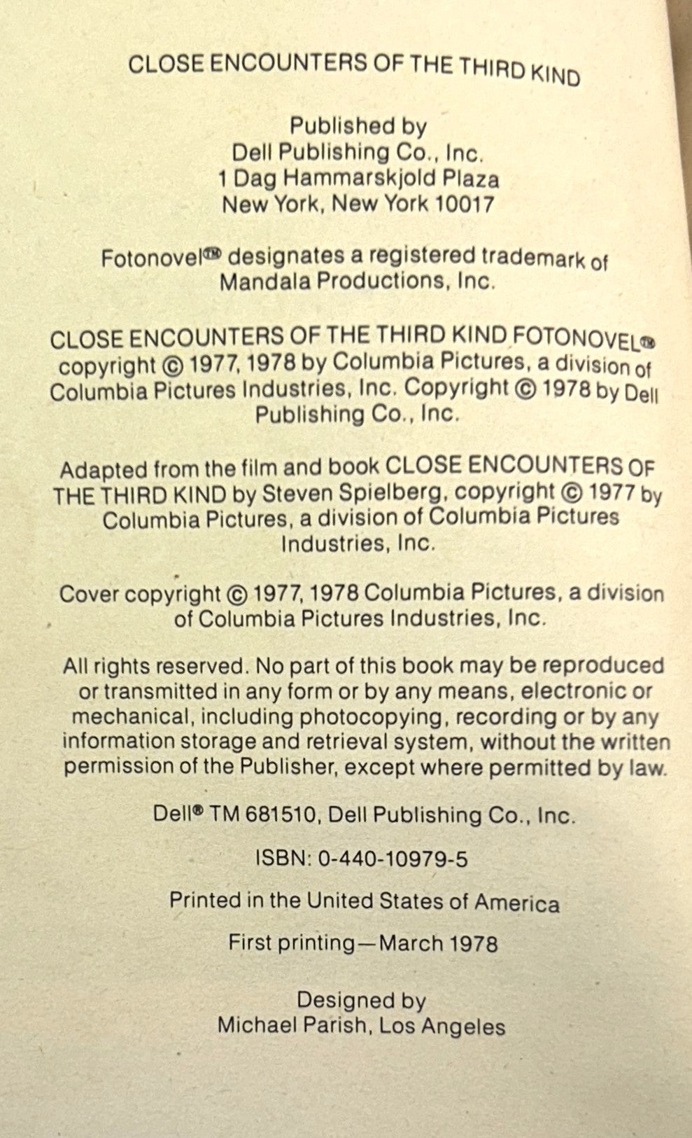 Set of 5 Fotonovels 1978-1979 Early Prints