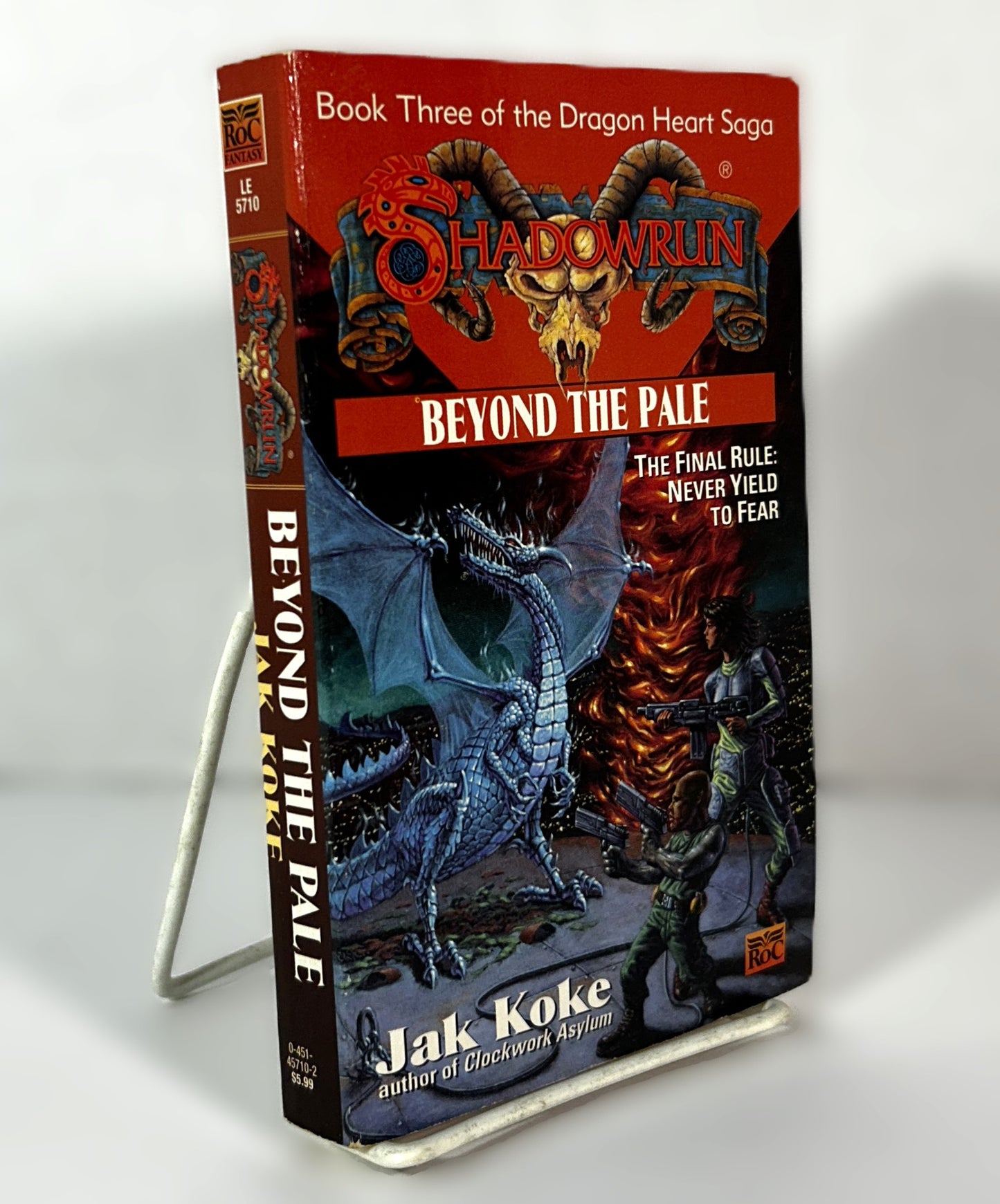 Shadowrun: Book # 3 of the Dragon Heart Saga: Beyond the Pale by Jak Koke 1998 1st print