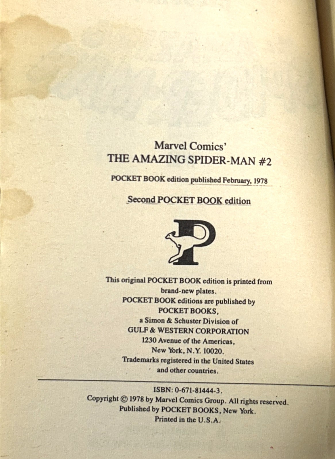 Marvel: Set of 2 Stan Lee Presents The Amazing Spider-Man 1977-1978