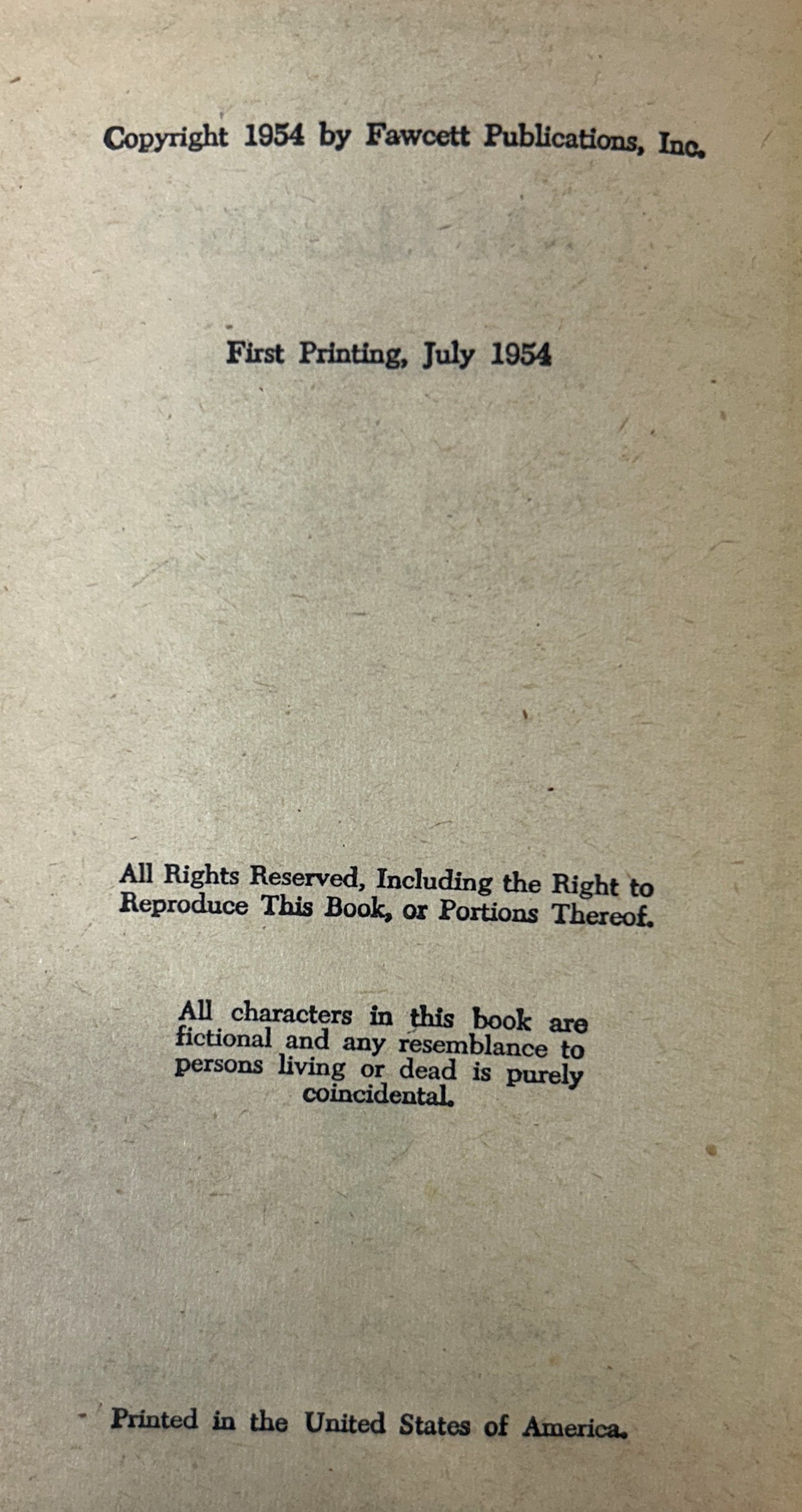 I Am Legend by Richard Matheson 1954 1st Printing