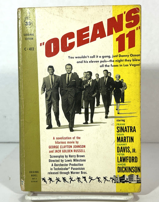 Ocean's Eleven by George Clayton Johnson & Jack Golden Russell 1960 1st Printing