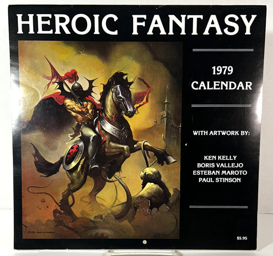 Heroic Fantasy 1979 Calendar September Publications Co.