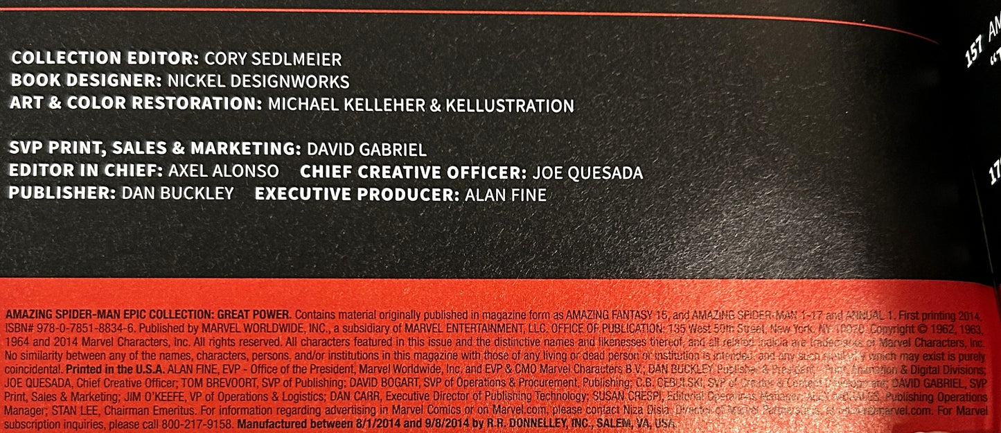Set of 3 The Amazing Spider-Man 2013-2014
