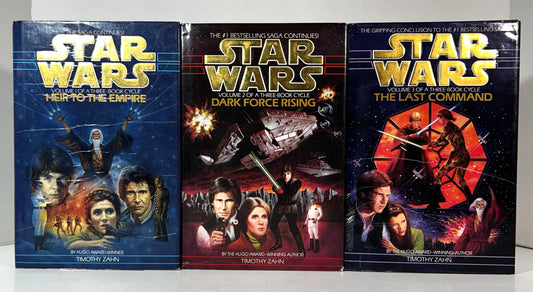 Complete Set of Star Wars: Thrawn Trilogy by Timothy Zahn 1991-1993 1st Prints