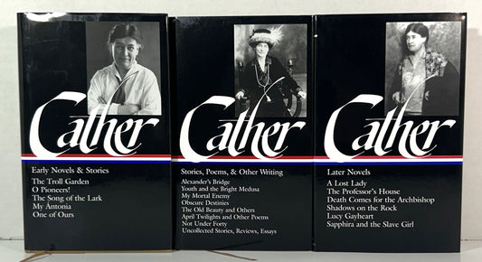 Library of America: Set of 3 Willa Cather 1987-1992