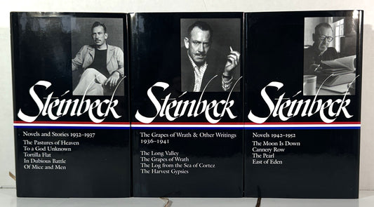 Library of America: Set of 3 John Steinbeck 1994-2001
