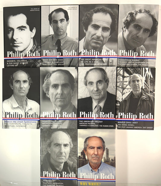 Library of America: Set of 10 Philp Roth c 2000s