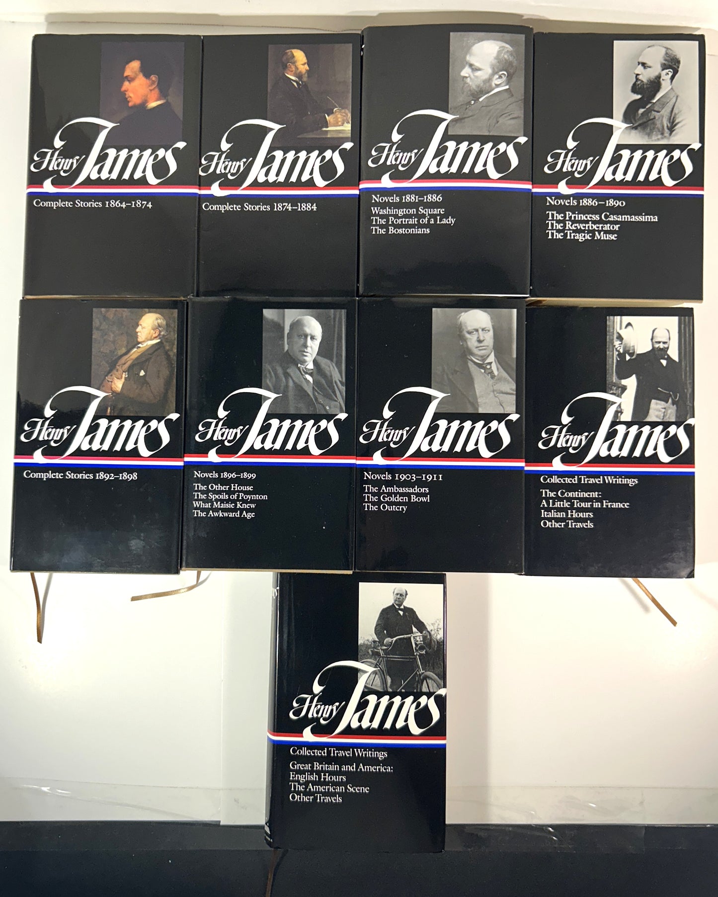 Library of America: Set of 9 Henry James 1993-1999