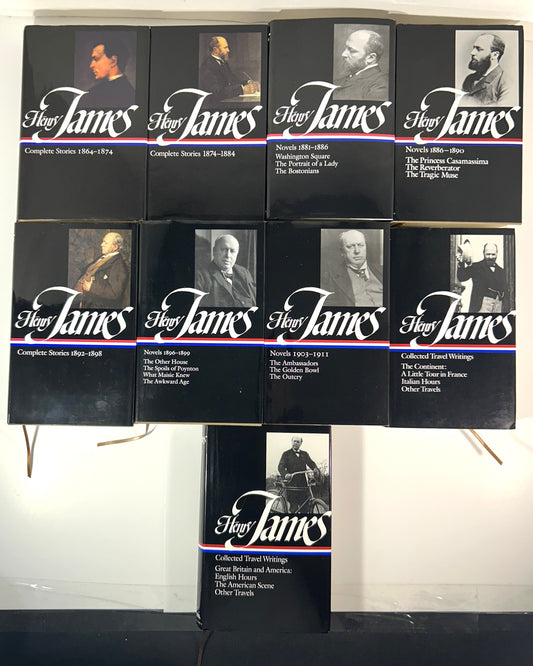 Library of America: Set of 9 Henry James 1993-1999