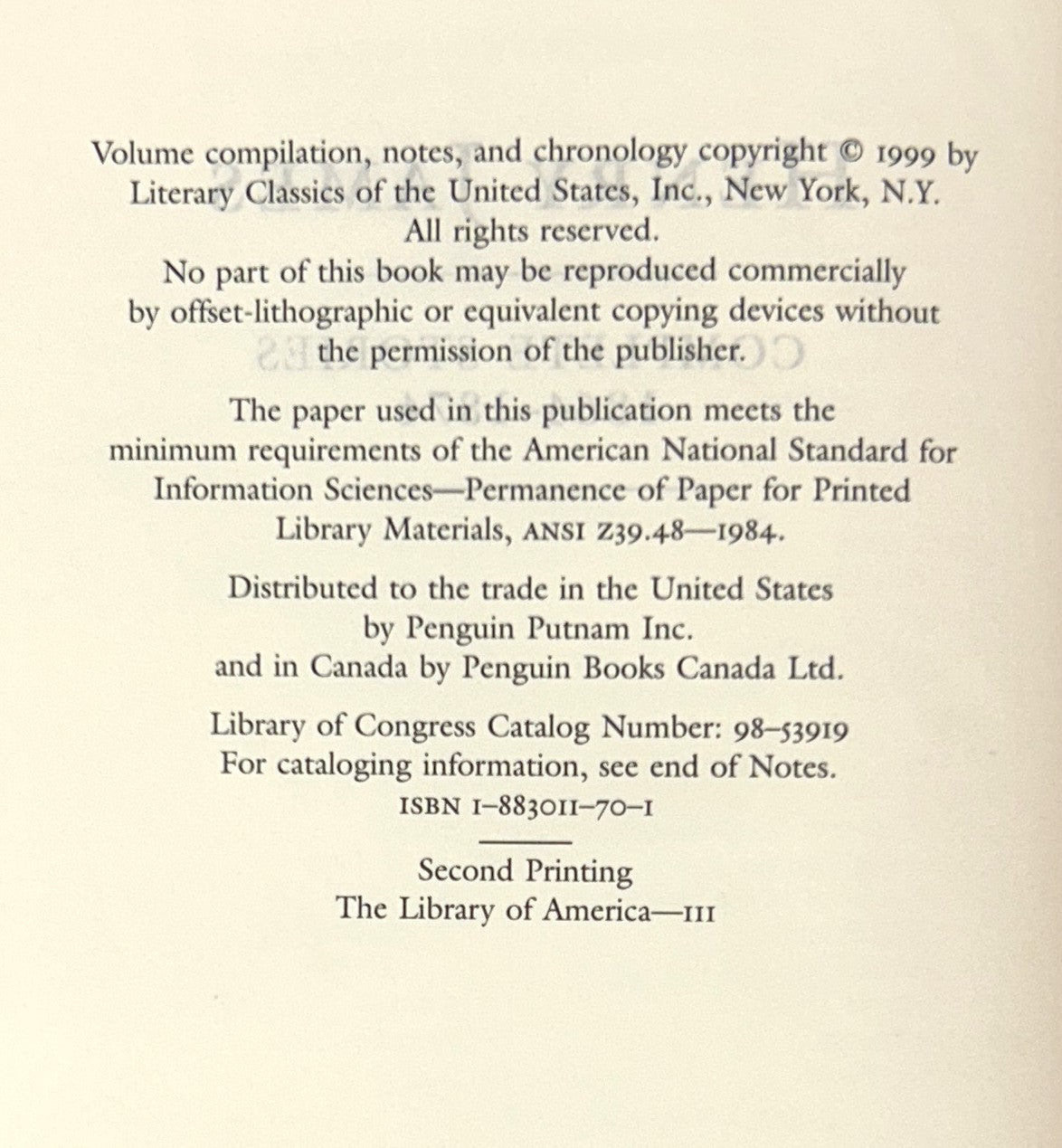 Library of America: Set of 9 Henry James 1993-1999