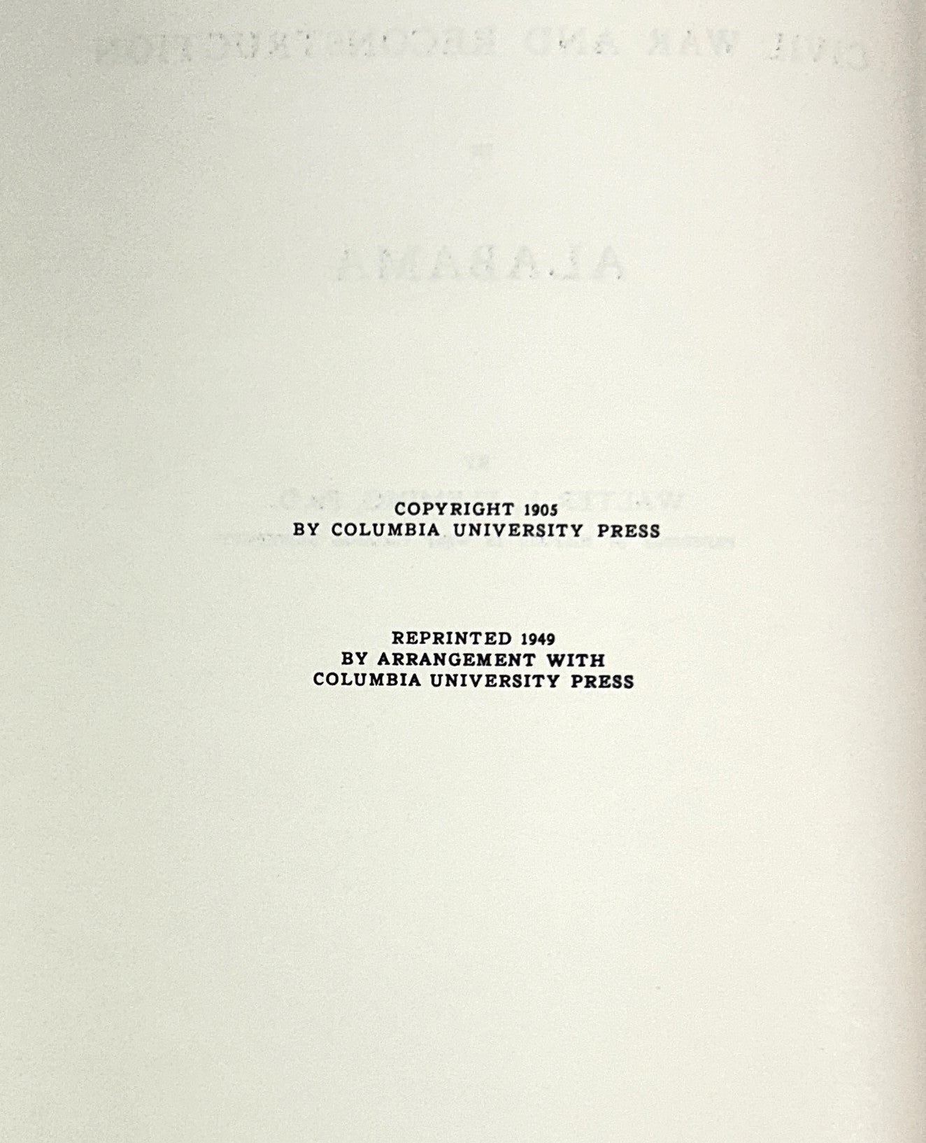 Civil War and Reconstruction in Alabama