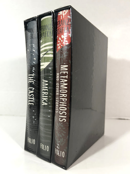 Folio Society: Set of 3 Franz Kafka Hardcovers Slipcases SEALED