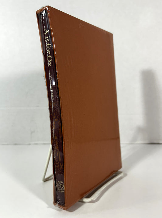 Folio Society: A is for Ox by Lyn Davies SEALED