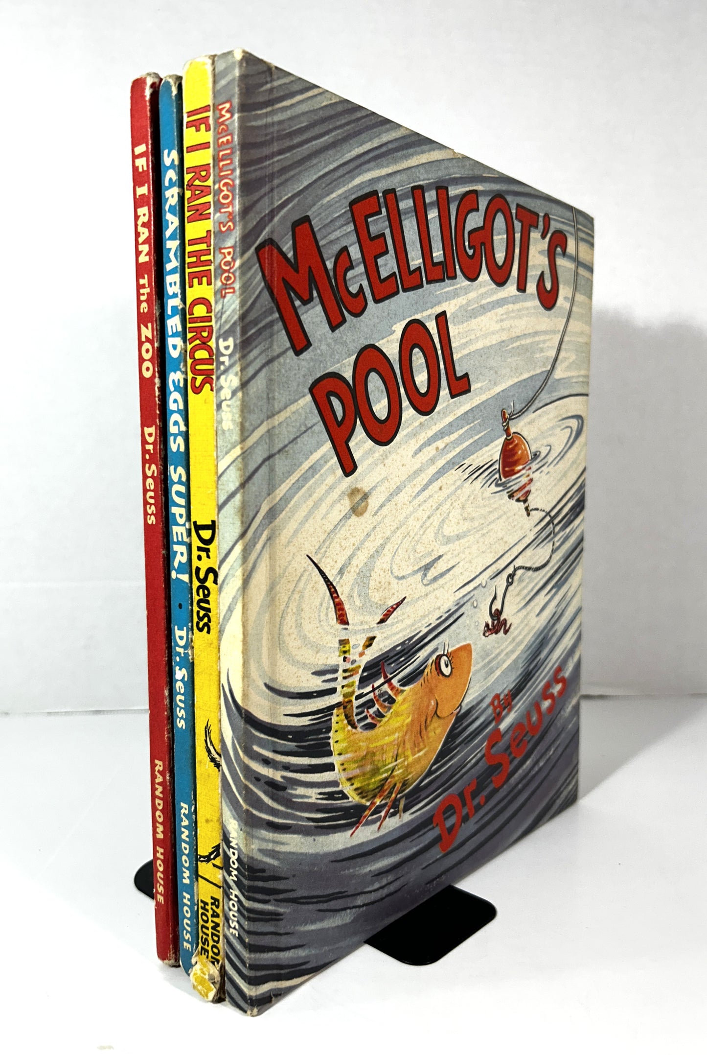 Lot of 4 Dr. Seuss Picture Books Early Prints/Book Clubs OOP